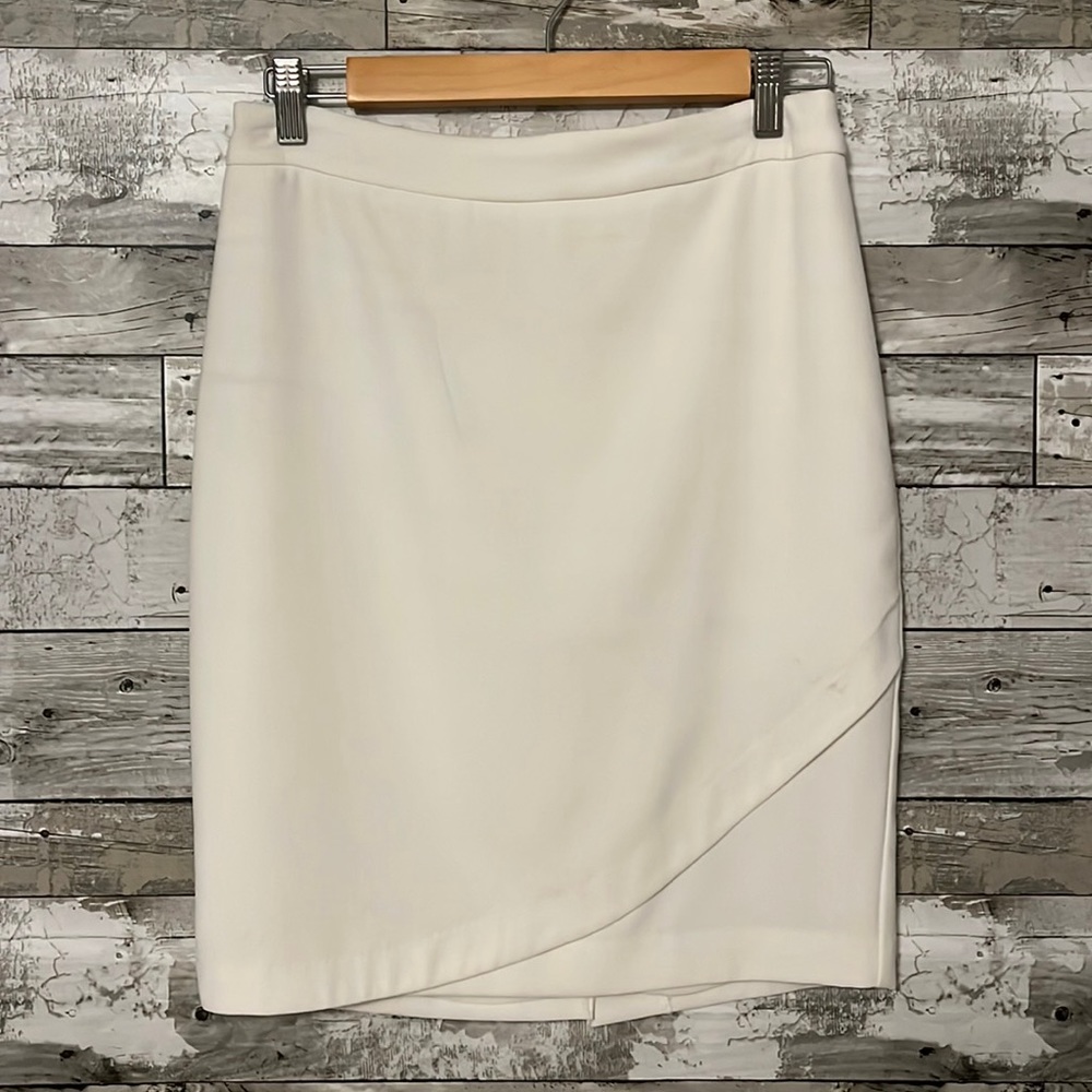 Saint Tropez West White Pencil Skirt